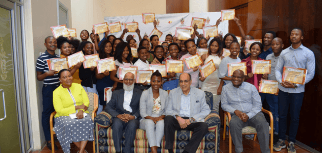 Senior students receive their Work Readiness Programme certificates